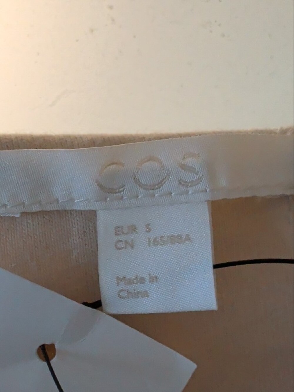 COS Cream Midi Shift Dress - Picture 2 of 5
